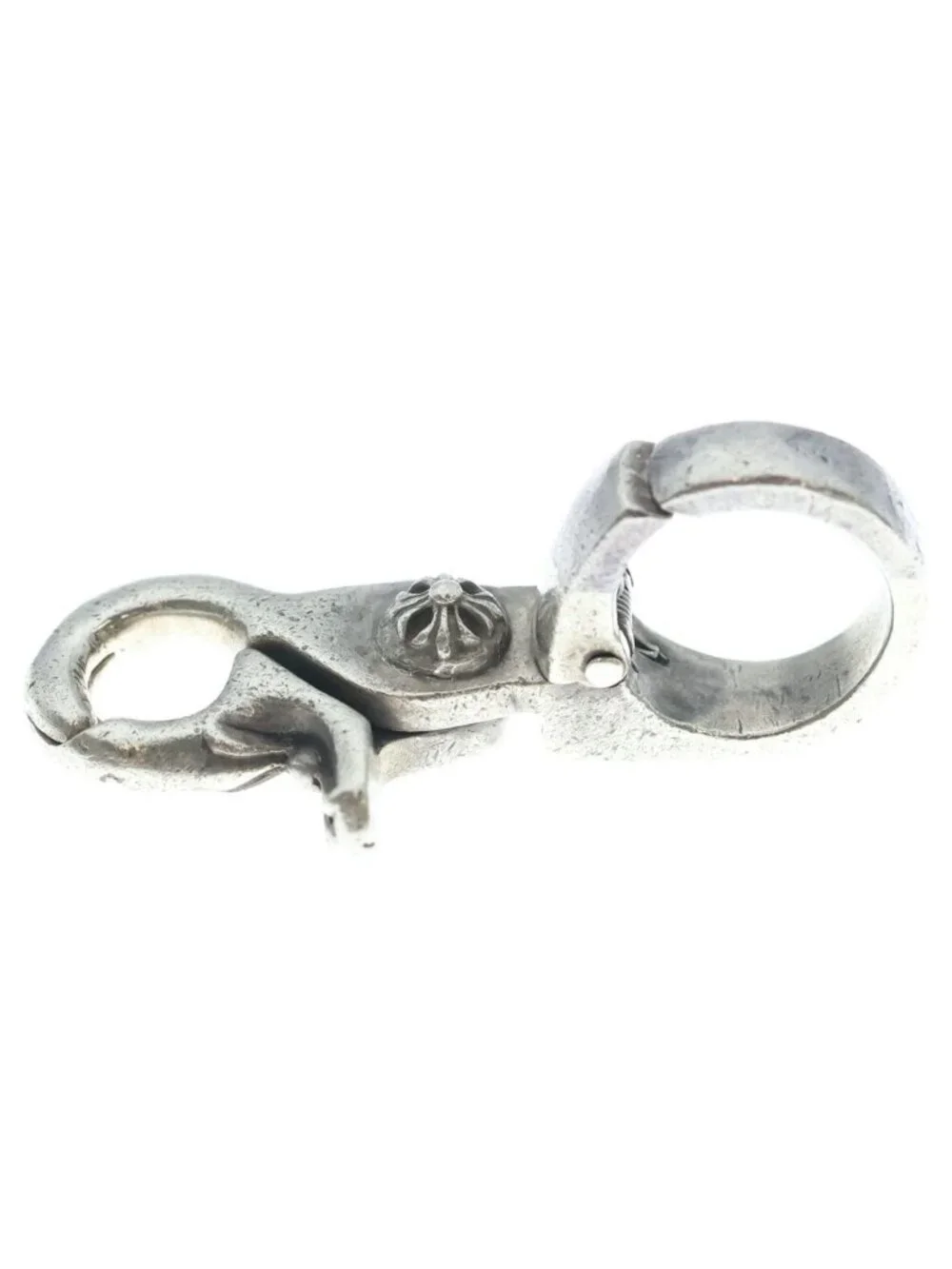 Chrome Hearts Quick Clip Cross Ball Silver Necklace